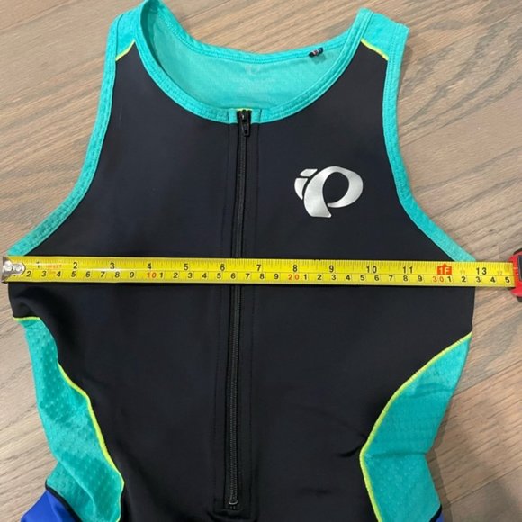 Pearl Izumi Women's Elite Pursuit Tri Suit (NO Bra) - Size Med - Dazzling Blue - Picture 9 of 10